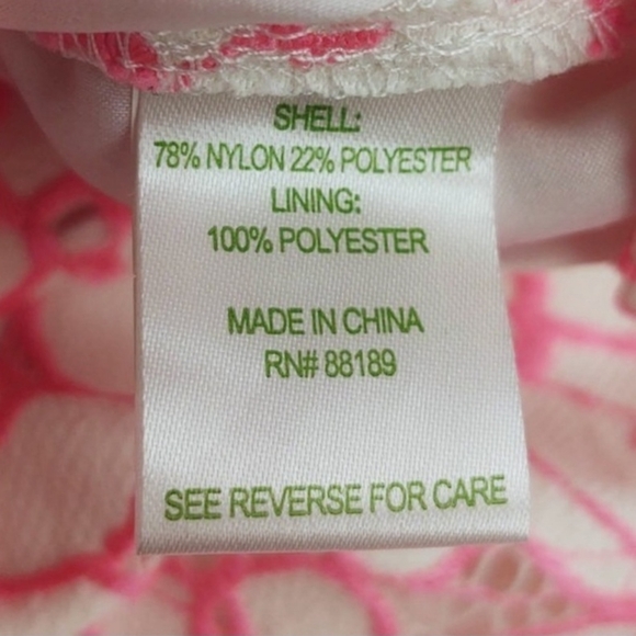 Lilly Pulitzer Hyacinth Fiesta Pink Pique Lace Pencil Skirt - Picture 6 of 8